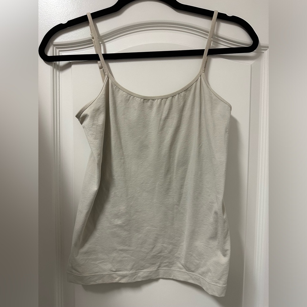 Ann Taylor Ivory Spaghetti Strap Camisole